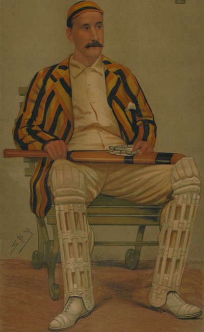 约克郡板球，1892年。 作者 莱斯利·马修·沃德
