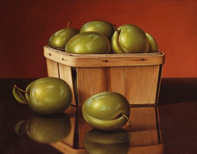一篮子李子 作者 列维·韦尔斯·普伦蒂斯（Levi Wells Prentice）