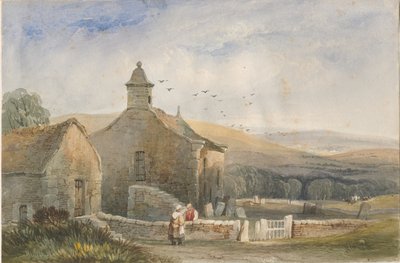 麋鹿教堂：水彩画，nd [？19th cent] 作者 刘易斯·约翰·伍德