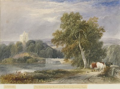 格林威银行-沃德旅馆和塔楼：水彩画，编号[c1830-1840] 作者 刘易斯·约翰·伍德