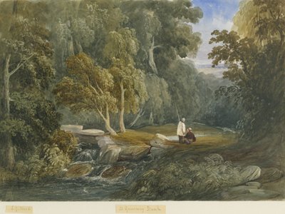格林威银行：水彩画，编号[c1830-1840] 作者 刘易斯·约翰·伍德