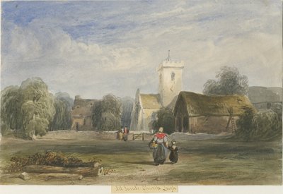 利教堂：水彩画，作品编号[c1830-1840] 作者 刘易斯·约翰·伍德