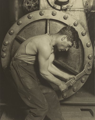 机械和蒸汽泵，1921年 作者 刘易斯·威克斯·海恩