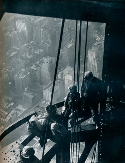 桅杆的最后阶段，街道位于c1931下约四分之一英里 作者 刘易斯·威克斯·海恩