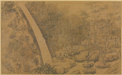 龙眠龙山的住宅，1100-1200年代。 作者 李公林