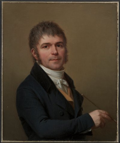 自画像，约 1790 年（布面油画） 作者 LiéLouisPérinSalbreux