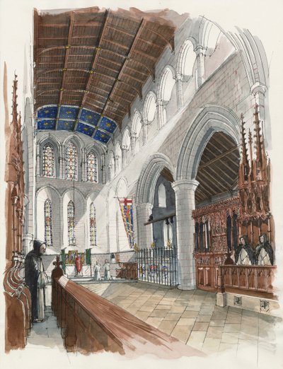 Lanercost Priory，约13世纪，约2000-2010年 作者 利亚姆·威尔士
