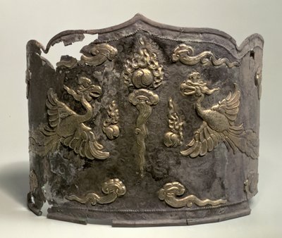 10至11世纪的辽代银器和包裹镀金皇冠 作者 Liao Dynasty Chinese School