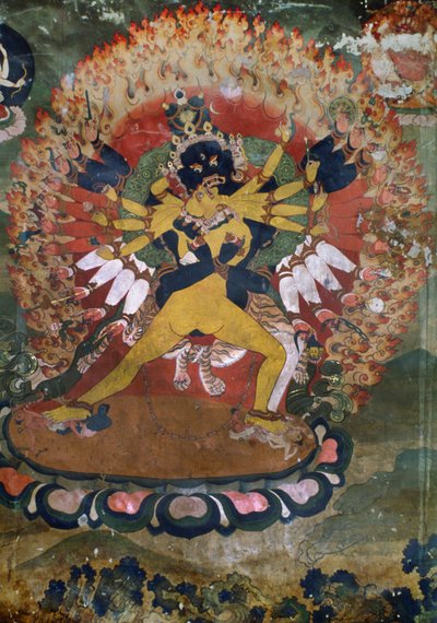印度拉达克赫米斯的喇嘛教寺院的古代壁画 作者 未知未知