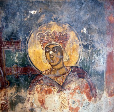 Agios Georgios 拜占庭教堂的壁画 作者 未知未知