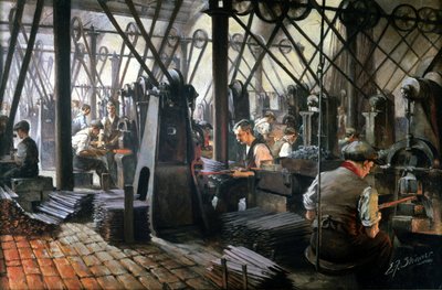 Iron & Steel, Forging Forging files, Cyclops Steel and Iron Works, Sheffield, Yorkshire 作者 未知未知