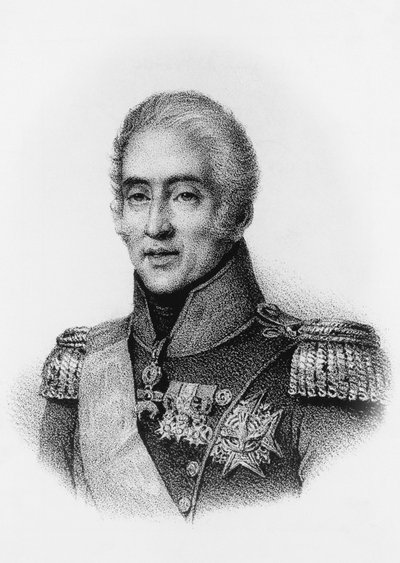 查理十世（1757-1836）的肖像，1824年至1830年的法国和纳瓦拉国王，雕版画 作者 未知未知