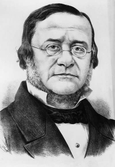 Daniele Manin (1804-1857) 的肖像，意大利爱国者和政治家，1848 年至 1849 年担任圣马可共和国总统，瓦特绘图后雕刻 作者 未知未知