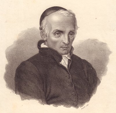 意大利宗教和神学家奥塔维奥·乔瓦尼·巴蒂斯塔·阿萨罗蒂 (1753-1829) 的肖像，博纳尔迪铜版画 作者 未知未知