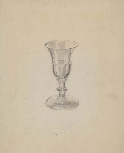 玻璃，约1936年。 作者 莉莲·考西
