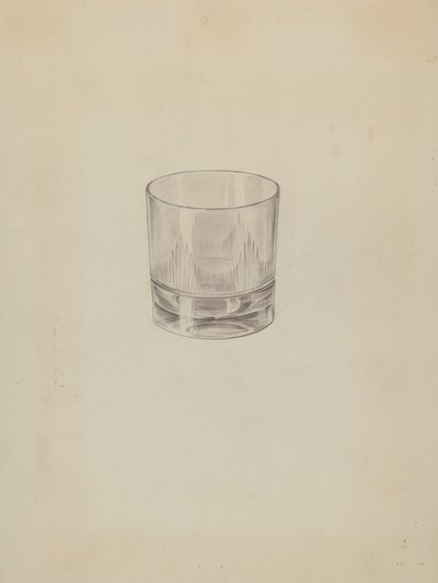 玻璃，约1937年。 作者 莉莲·考西