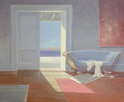海滨别墅，1995年（丙烯酸船上） 作者 Lincoln Seligman