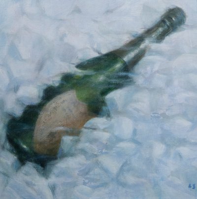 2012年冰上香槟（帆布上的丙烯酸） 作者 林肯·塞利格曼