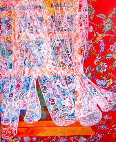 山寨风》，2015 年（混合） 作者 琳达·亚瑟（Linda Arthur）