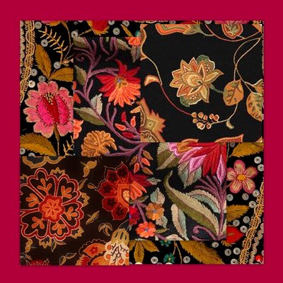 花卉拼贴，2018（混合媒介） 作者 琳达·亚瑟（Linda Arthur）