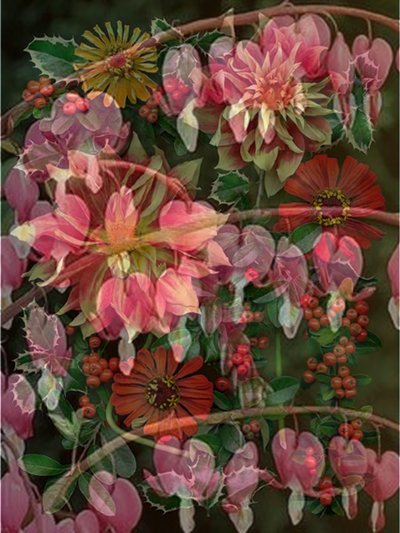 挂春联，2017（混合媒介） 作者 琳达·亚瑟（Linda Arthur）