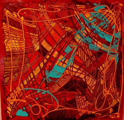 彩色玻璃，2012 年（混合；分层） 作者 琳达·亚瑟（Linda Arthur）