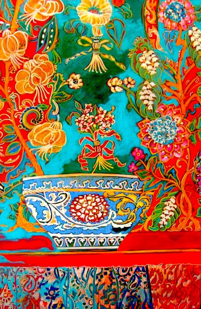 花瓶，2014 年（混合一切） 作者 琳达·亚瑟（Linda Arthur）