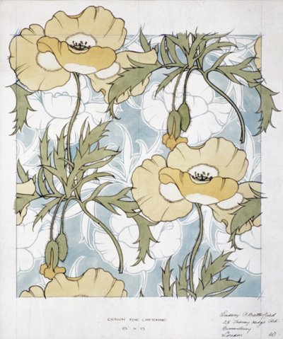 克雷通设计（纸面水彩画） 作者 林赛·P·巴特菲尔德