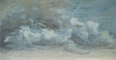 Cloud Study，c.1849-55（船上纸上油） 作者 莱昂内尔·康斯特布尔
