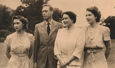 温莎皇家旅馆（Royal Lodge，Winsor）的皇室，1946年 作者 丽莎·谢里丹（Lisa Sheridan）