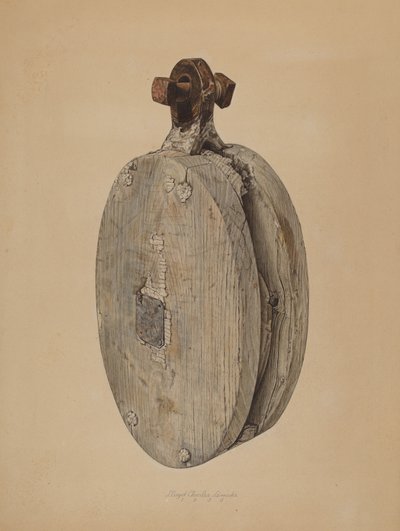 Halyard Block，1939年。 作者 劳埃德·查尔斯·莱姆克