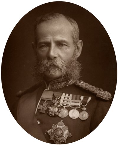 弗雷德里克·斯里·罗伯茨将军爵士，1882年。 作者 洛克和惠特菲尔德