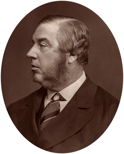 乔治·斯考特·布斯（George Sclater-Booth）议员，地方政府局主席，1878年。 作者 洛克和惠特菲尔德