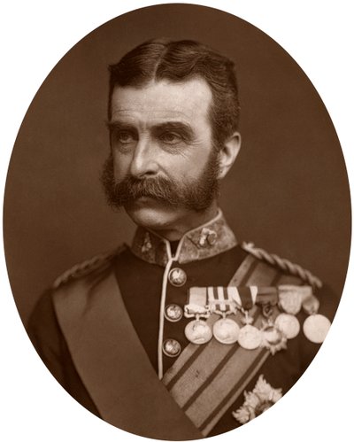 1882年，英军少将切姆斯福德勋爵。 作者 洛克和惠特菲尔德