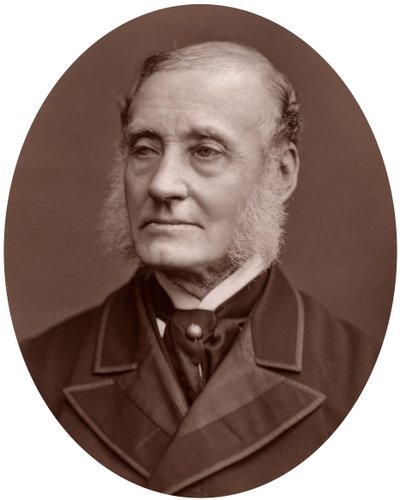 英国外交官兼皇家地理学会主席拉瑟福德·阿尔考克爵士，1877年。 作者 洛克和惠特菲尔德