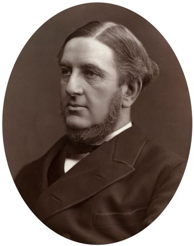 威廉·弗农·哈科特爵士（Qilliam Vernon Harcourt）质检官，国会议员，剑桥大学国际法教授，1877年。 作者 洛克和惠特菲尔德