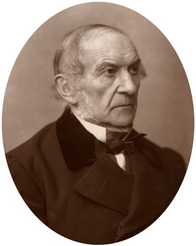 英国自由党首相威廉·埃华特·格拉德斯通（William Ewart Gladstone）议员，1882年。 作者 洛克和惠特菲尔德