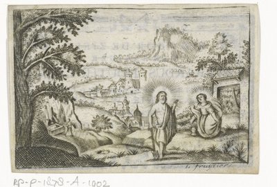 基督向抹大拉的马利亚显现 作者 Lodewijk Joseph Fruytiers