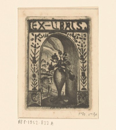 C. van der Meulen 的书目编号 作者 Lodewijk Shelfhout（艺术家签名）