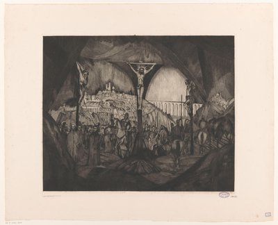 各各他 I（原标题） 作者 Lodewijk Shelfhout（艺术家签名）