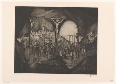 各各他 I（原标题） 作者 Lodewijk Shelfhout（艺术家签名）