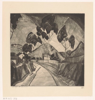 山间小路
Le Chemin（原标题） 作者 Lodewijk Shelfhout（艺术家签名）