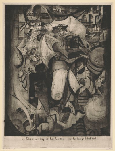 猎人 作者 洛德维克·谢尔夫豪特（Lodewijk Schelfhout）