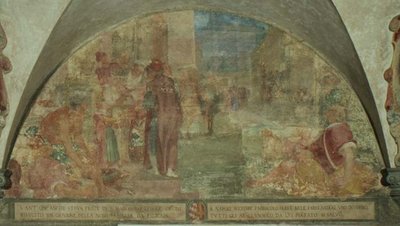 圣安东尼将菲利西亚家族的一个青年从死里复活（壁画 作者 Lodovico Buti