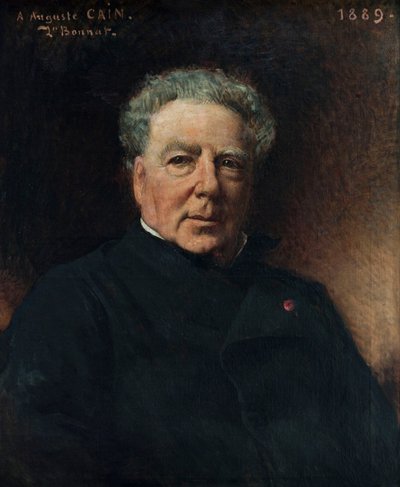 奥古斯特-尼古拉-凯恩1821-1894年的肖像，1889年。 作者 莱昂·博纳特