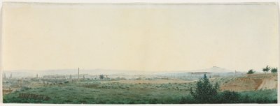 巴黎附近的风景c。 1860年。 作者 莱昂·邦万