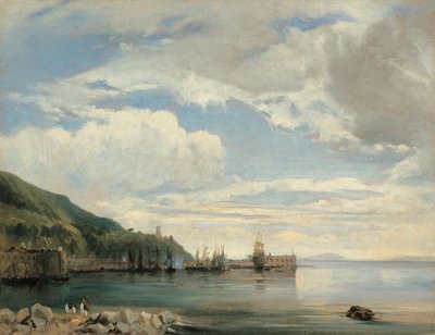 那不勒斯湾上 作者 Léon François Antoine Fleury