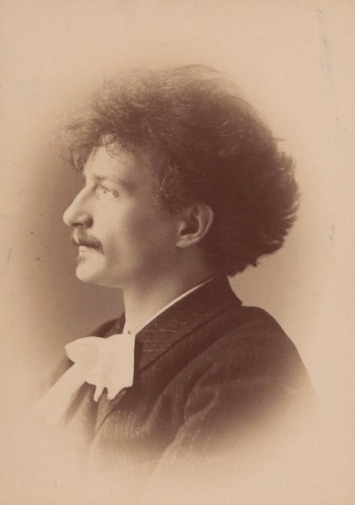 作曲家伊格纳西-扬-帕德莱夫斯基的肖像，1860-1941年，1890年。 作者 伦敦。摄影工作室 Elliott and Fry