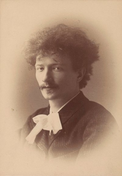 作曲家伊格纳西-扬-帕德莱夫斯基的肖像，1860-1941年，1890年。 作者 伦敦。摄影工作室 Elliott and Fry
