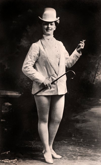 莉莉·艾瑞斯（Lily Iris），女演员，1906年。 作者 London Stereoscopic and Photographic Co
